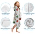 thumbnail image 7 of Cartoon Farm Vehicles Barns Gray Pattern Hooded Bath Towel，50"x30" for Ages 3 To 12 Kids, Quick Dry Lightweight Soft Microfiber Hood Beach Towel Cover Up for Kids, 7 of 7