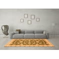 thumbnail image 3 of Ahgly Company Indoor Round Oriental Orange Traditional Area Rugs, 8' Round, 3 of 4