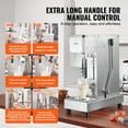 thumbnail image 6 of VEVOR Ice Cream Blender,750W High-Speed Ice Cream Maker Mixer Stir Machine 1740RPM, 304 Stainless Steel Ice Cream Shaker, Long Handle + PC Protective Shield, Customizable with any Flavor of Ice Cream, 6 of 9
