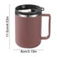 thumbnail image 3 of Pisexur Batería de cocina Taza de agua con tapa de acero inoxidable de 430 ml, taza de café con doble capa de aislamiento, sellada y a prueba de fugas, taza de té de para la cocina del hogar, 3 of 6
