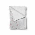 thumbnail image 2 of Almond Blossom Soft Flannel Fleece Throw Blanket, Sakura with Petals Botanical Arrangement Pastel Symbolic Illustration, Cozy Plush for Indoor and Outdoor Use, 60" x 80", Pink Pale Pink, by Ambesonne, 2 of 6