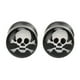 thumbnail image 5 of uds pendientes de calavera Material de aleación Retro DIY pequeño ligero 14mm/0,6 pulgadas de largo perno negro para uso diario de hombres, 5 of 5