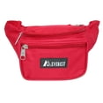 thumbnail image 3 of Durable Polyester Fabric Waist Pack (Pack of 5), Black, 3 of 4