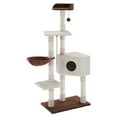 thumbnail image 3 of Sam's Pets Sam 54" White Cat Tree, 3 of 5