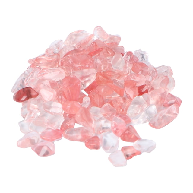 Desmagnetizador de cristal decorativo de guijarros naturales para acuarios de peceras y paisajismo (100g 5-7mm)