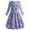 Fish Scale, variant on GYRATEDREAM Toddler Baby Girls Party Dress Kids Pleated Swing Long Maxi Dress Children Casual Astral Print Holiday Princess Dress for 2-8 Years