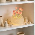 thumbnail image 6 of BiFandian Tulip LED Night Light, DIY Flower Accent Glass Lamp, Romantic Floral Tabletop Decorative Lights for Home Living Room Bedroom and Festival Decor, Ideal Gifts for Mom Friends Lover, 6 of 6