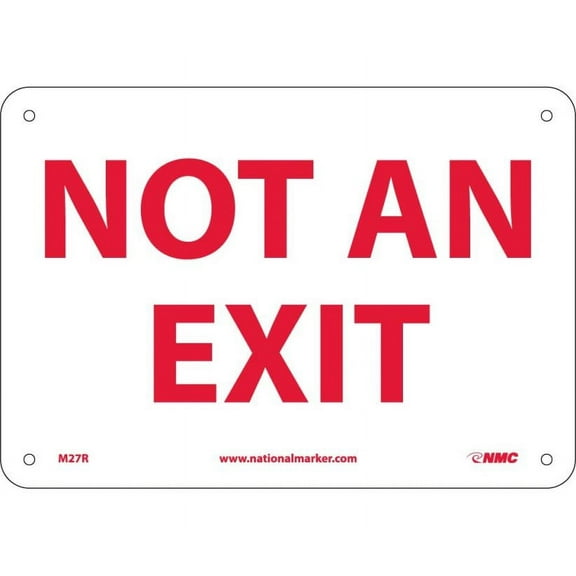 NOT AN EXIT SIGN