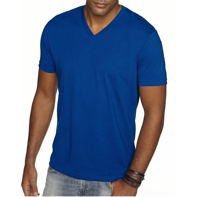 Camiseta de hombre Ropa de siguiente nivel cuello de pico ante ROYAL L 6440
