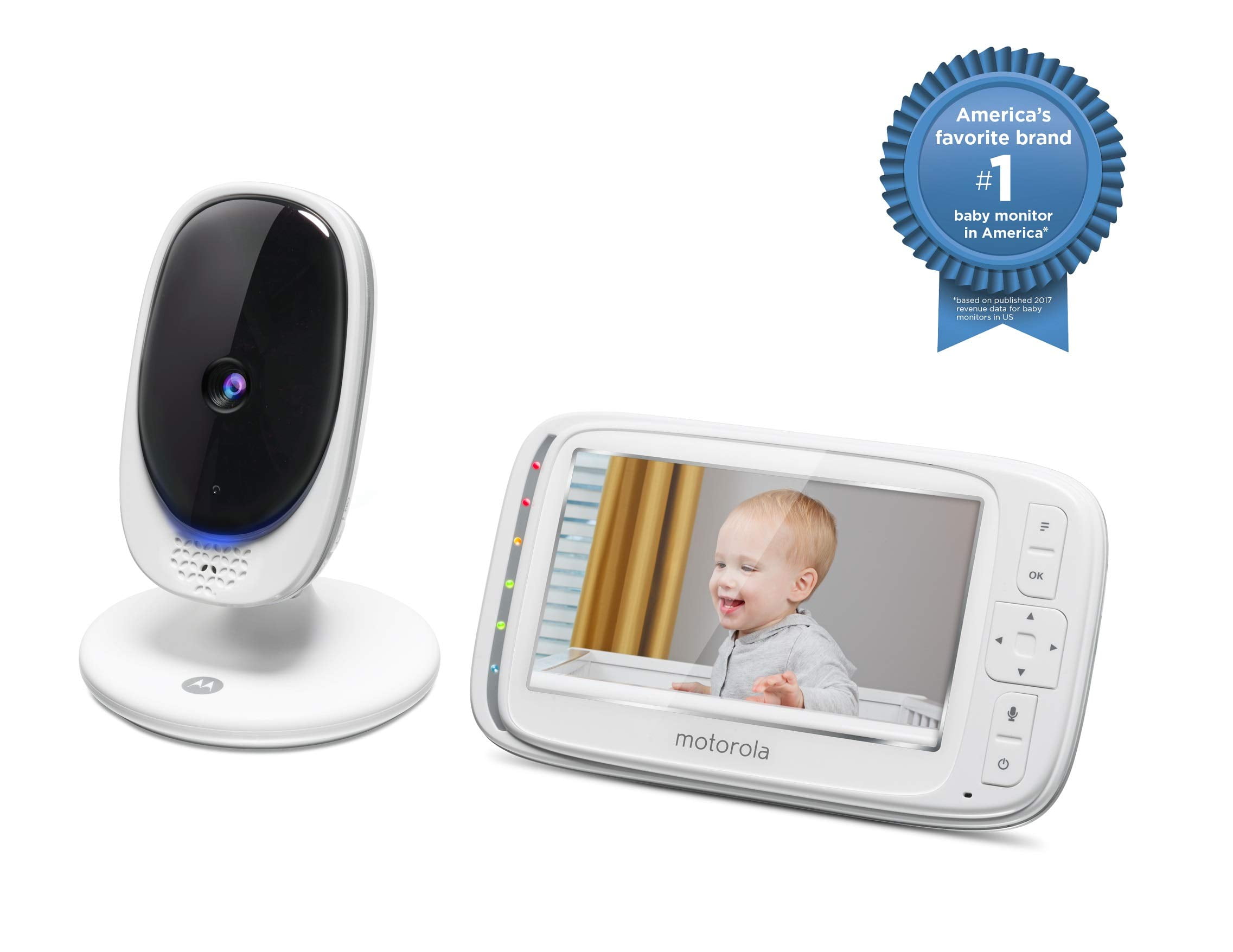 motorola comfort 50 digital video audio baby monitor with 5 inch color screen