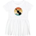 thumbnail image 3 of Inktastic Violin Music Retro Sunset Girls Baby Dress, 3 of 5