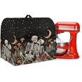 thumbnail image 1 of Funny Skeleton Mushroom Stand Mixer Covers Compatible with 6-8 Quart Kitchen Aid Mixer Dust Covers Fit All Tilt Head Bowl Lift Models Easy Clean Mixer Covers, 1 of 1