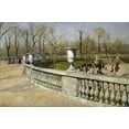 thumbnail image 2 of Thaulow, Fritz 14x11 Gold Ornate Wood Framed with Double Matting Museum Art Print Titled - Jardin Du Luxembourg, 2 of 4
