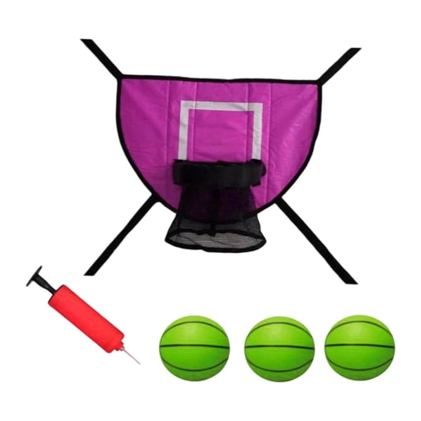 Accesorio para aro de baloncesto de trampolín, fácil instalación, juguete deportivo ligero Baloncesto verde