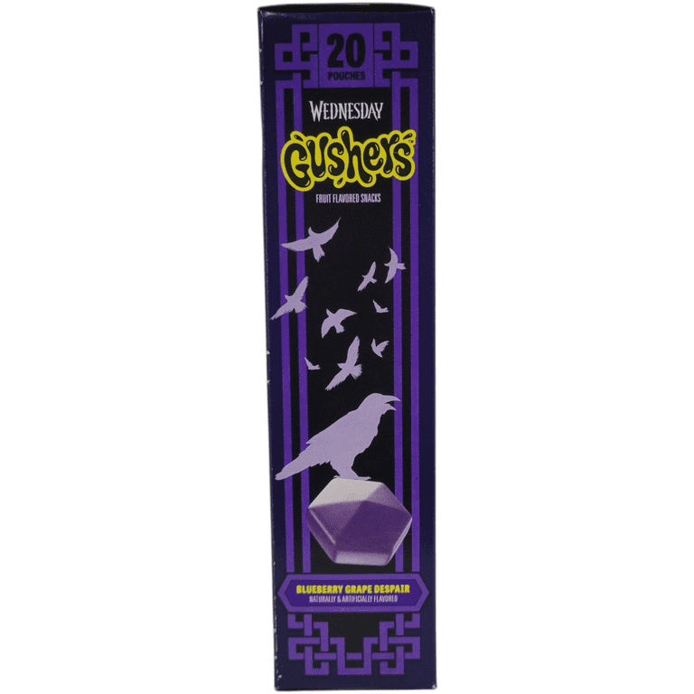 Wednesday Gushers Blueberry Grape Despair 1 LB Box - Pack of 2