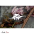 thumbnail image 6 of 3 ct Brilliant Round Cut Real Genuine Natural Diamond SI1-SI2 I-J 14K White Gold Solitaire Promise Wedding Statement Engagement Designer Ring size 9, 6 of 7