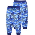 thumbnail image 2 of ATAIKU Toddler and Little Boys Cotton Pull On Active Jogger Kids Long Pants Camouflage Casual Sweatpants 4T, 2 of 10