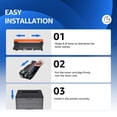 thumbnail image 5 of TN450 (2 Black) High Yield Compatible Toner Cartridge Replacement for Brother TN420 TN-450 Work with HL-2280DW HL-2270DW HL-2230 MFC-7360N MFC-7860DW DCP-7065DN Intellifax 2840 2940, 5 of 6
