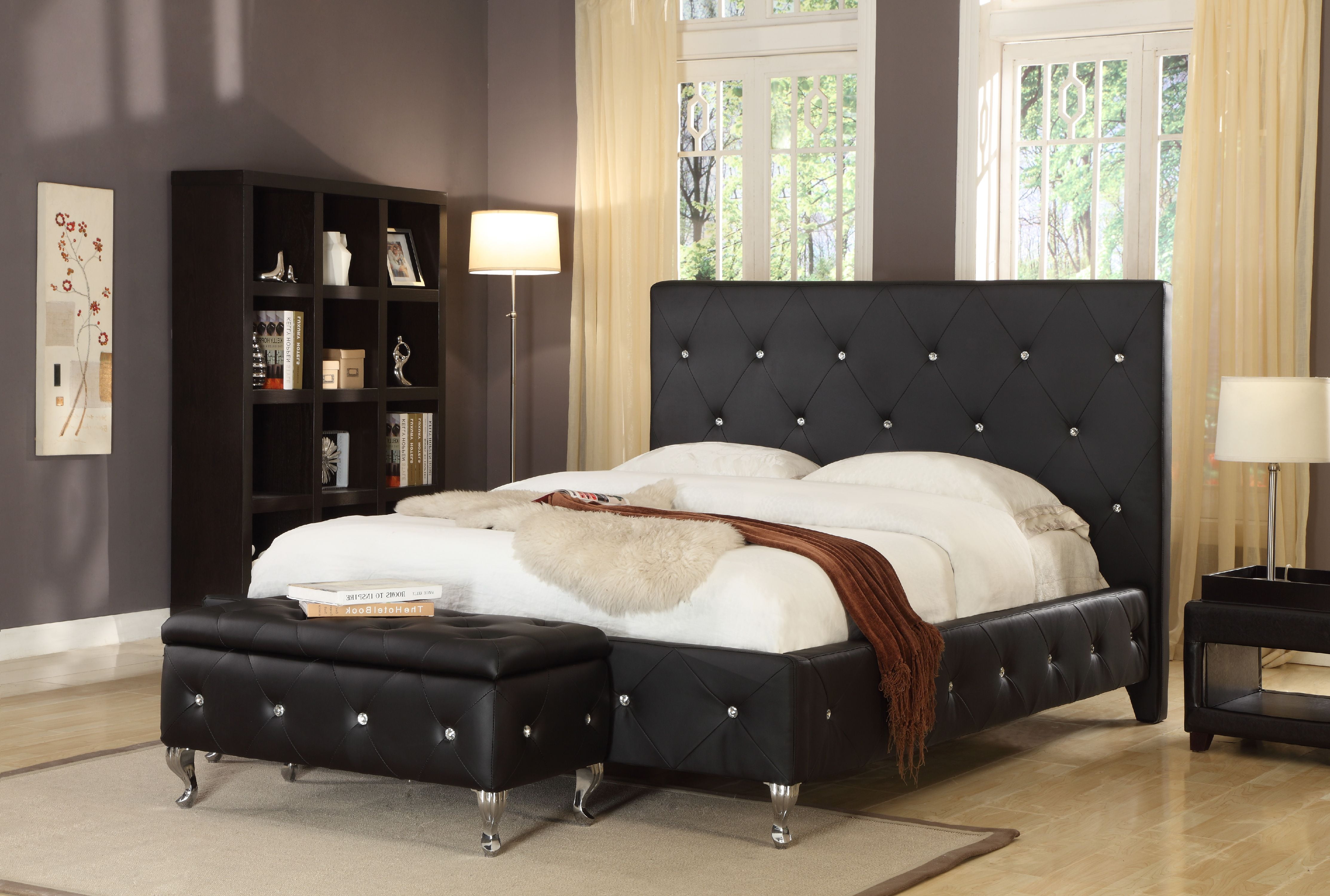 full size upholstered bed