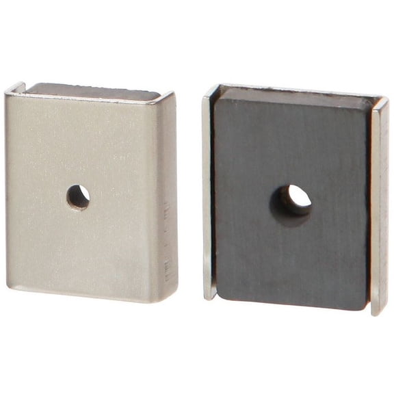 Master Magnetics 07220 Latch Magnet, 1" x 7/8" x 1/4", 2/Pack