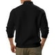thumbnail image 5 of pstuiky Camisas suaves de manga larga para hombre, Sudadera con capucha informal de colores sólidos para hombre, jersey de manga larga con bolsillo y cuello alto Tops de talla grande para hombre xxxl, 5 of 9