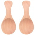 thumbnail image 4 of 32Pcs Small Wooden Salt Spoon Solid Wood Condiments Spoon Handmade Honey Teaspoon, 4 of 8