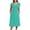*Green, variant on ClodeEU Womens Short Sleeve Round Neck Midi Dress,Elegant Classy Ruffle Sleeve Scoop Neck Dress Red,Womens Plus XXL