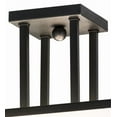 thumbnail image 3 of Meyda Tiffany 161765 Prairie Loft 4 Light 26" Wide Semi-Flush Ceiling Fixture - Black, 3 of 7