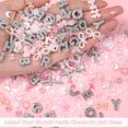 thumbnail image 5 of Junk Case Charms Kit, 52 Pcs A-Z Alphabet Letters Junk Case Kit, Pink Assorted Slime Charms Bulk Letter Charms for DIY Necklace Bracelets Jewelry Making Scrapbooking Crafts, 5 of 14