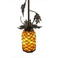 thumbnail image 3 of Meyda Lighting 7.5'W Oak Leaf Mini Pendant, Antique Copper - 28731, 3 of 6