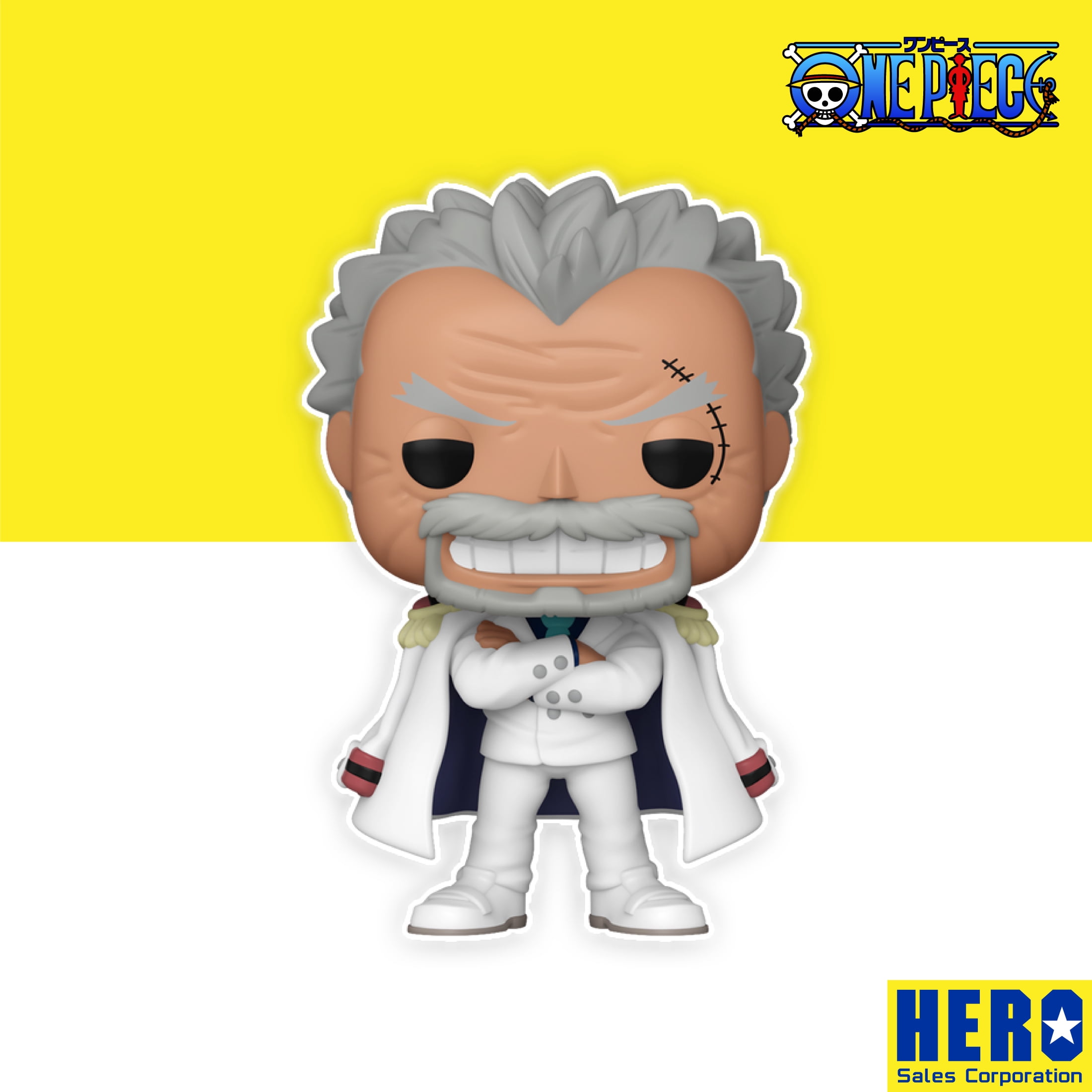 FUNKO POP ONE PIECE MONKEY D. GARP #1850 FUNKO EXCLUSIVE W/ PROTECTOR