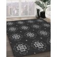 thumbnail image 3 of Ahgly Company Machine Washable Indoor Rectangle Transitional Midnight Gray Area Rugs, 8' x 10', 3 of 7