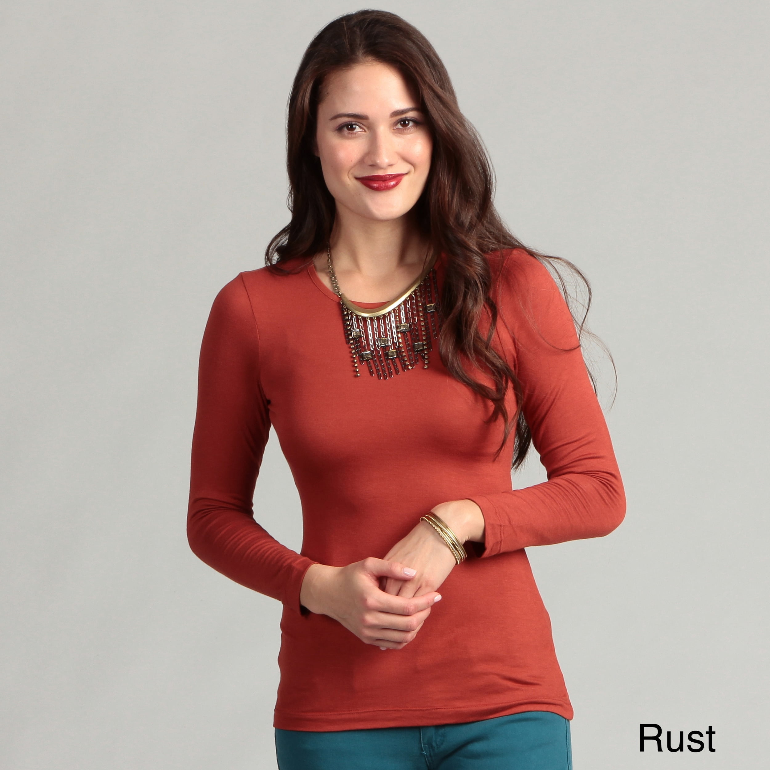 24/7 Comfort Women's Long Sleeve Knit Top