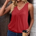 thumbnail image 3 of UPPADA Womens Tank Tops Summer Sleeveless Shirts Ladies Ribbed Wide Shoulder Straps Tees Racerback Tight Slim Fitted Workout Tank Tops Fitted Tops Racer Back Blouses,Deal of Day, 3 of 8