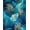 Blue, Pattern 3, variant on ODIKA 4'x6' Modern Blue Washable Area Rug for Dorm Room, Small Living Stain Resistant Low Profile, Easy Care
