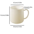 thumbnail image 3 of Vaso para cepillo de dientes con abertura amplia, plástico duradero, base antideslizante, para baño, dormitorio, cocina, 9.1x8.5 cm, azul, rosa, café., 3 of 6
