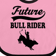 thumbnail image 4 of Inktastic Future Bull Rider Rodeo Riding Boys Baby Bib, 4 of 4
