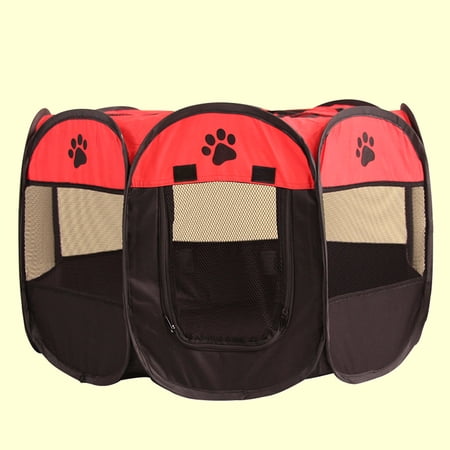 Puppy and Cat Tent- Portable Pet Playpen for Dogs