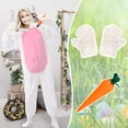 thumbnail image 4 of Alaiyaky Easter Bunny Costumes Adult, Rabbit Onesie Pyjamas, Cartoon Animal Jumpsuit, Pink Bunny Onesie for Easter Cosplay, 4 of 7