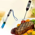 thumbnail image 1 of Sharp BBQ Meat Probe with Digital Temperature in ℃ or ℉ and Max & Min Records, 1 of 6