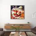 thumbnail image 4 of Cuadros Decorativos Cuadro de pared de resina de manzana de cristal con pintura de diamante 5D para decoración del hogar (WT565) Likrtyny embutido en tela, 4 of 9
