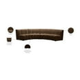 thumbnail image 2 of Meridian Furniture Infinity Brown Velvet 4pc. Modular Sectional, 2 of 11