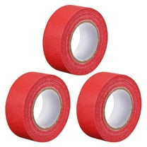 Uxcell 3Pcs 25mm 1 inch Wide 20m 21 Yards Masking Tape Painters Tape Rolls Red