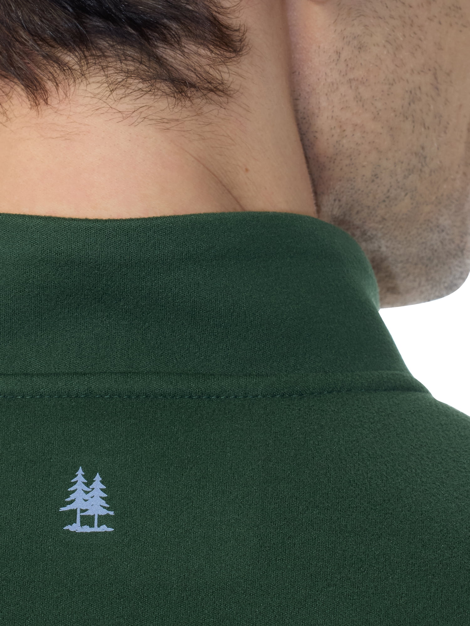 Bass & Co Men's & Big Men's Pro-Sueded Quarter Zip Heathered Pullover, Sizes S-XXXL