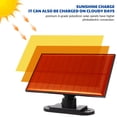 thumbnail image 2 of Lámpara de pared con sensor, luz solar, lámpara solar con sensor de movimiento, luz de pared para jardín, valla, patio, calle, 2 of 7