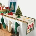 thumbnail image 5 of Christmas Table Runner Gnome Xmas Table Runner Seasonal Holiday Winter Farmhouse Kitchen Dining Table Christmas Decoration for Indoor Outdoor Home Party Coffee Decor 13 x 72 Inch, 5 of 6