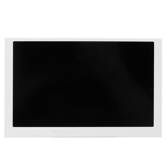 Mini Multi Theme Display Screen, Stepless Adjustment Brightness 5in Monitor Set Easy with Data Cable for ITX Chassis White