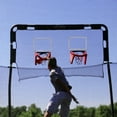 thumbnail image 3 of ​Skywalker Trampolines 15' Double Basketball Hoop Accessory - Includes 2 Foam Basketballs, Trampoline Add-On Game, 3 of 12