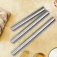 thumbnail image 5 of 20/25/30cm Stainless Steel Non-Stick Rolling Roller Dough Bake Pizza Pastry Embossed Roller Surface Rolling Pin Kitchen Utensils, 5 of 9