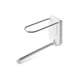 thumbnail image 1 of Colgador de ropa montado en la pared de plástico impermeable para el hogar, abrigo de baño, soporte de secado de ropa, gancho sin perforaciones Almacenamiento y organización del hogar Blanco Wosthever HA064838-01B, 1 of 6